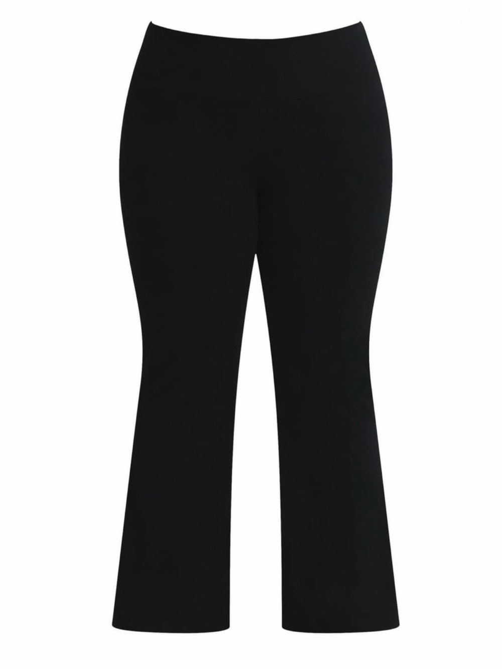 Terra & Sky Flare Leg Leggings with Side Slits Size 4X